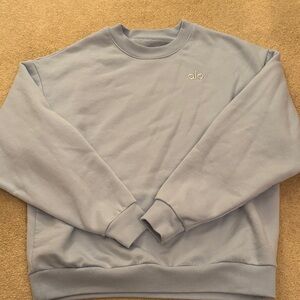 ALO Yoga Light Blue Sweater